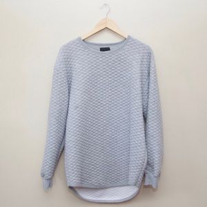 Gray detailed sweatshirt